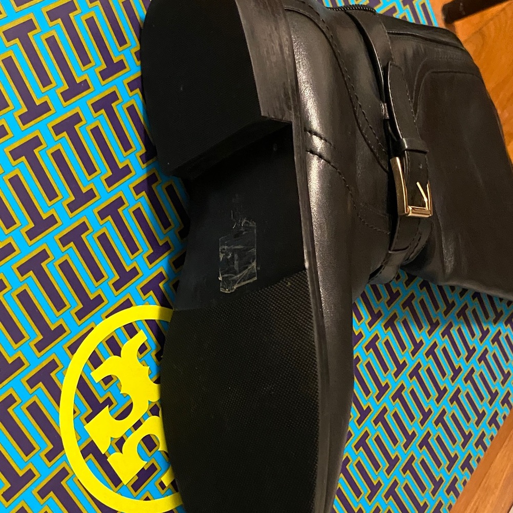 Black Leather Riding Boots - Picture 4 of 4